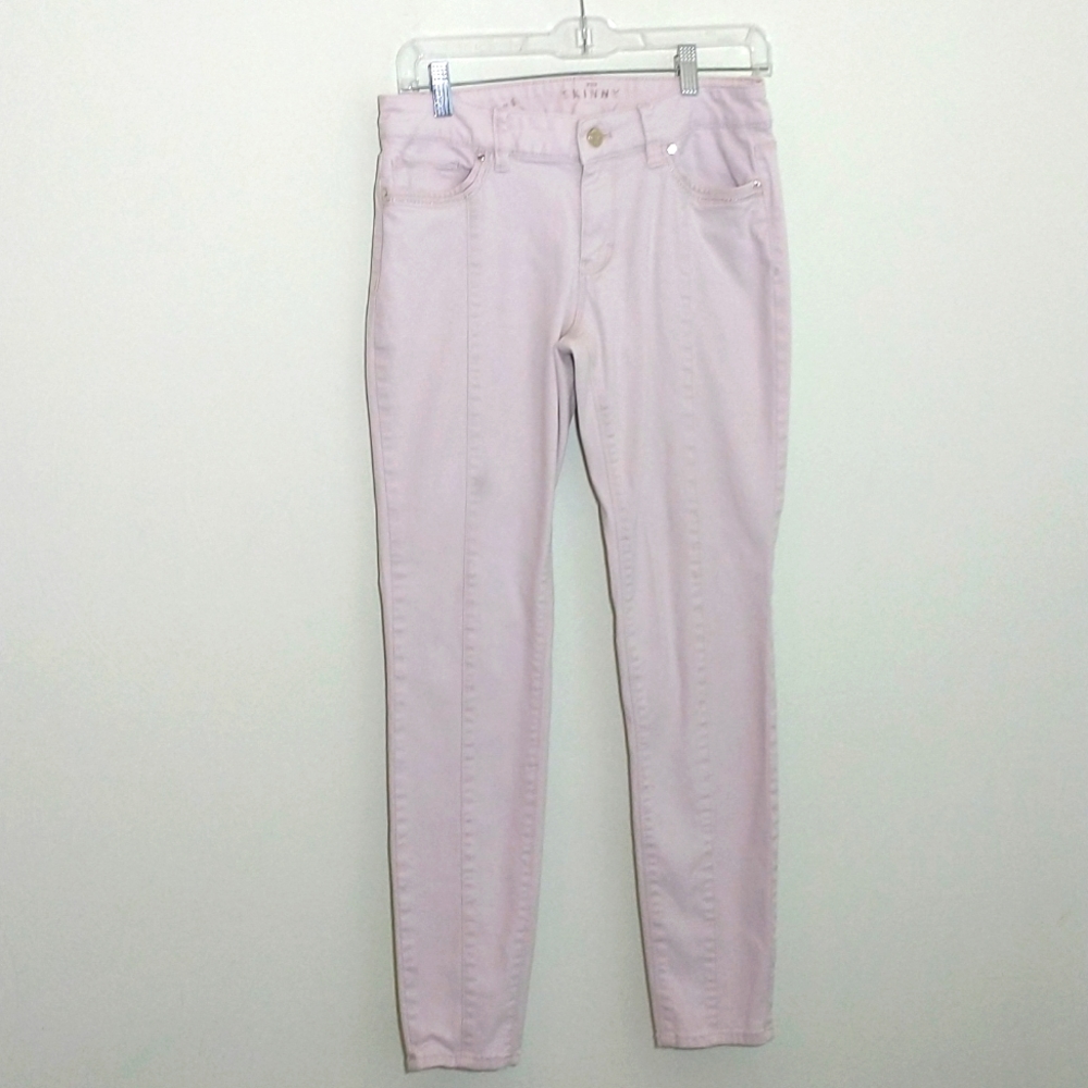 WHBM  White The skinny ankle pants sz 4